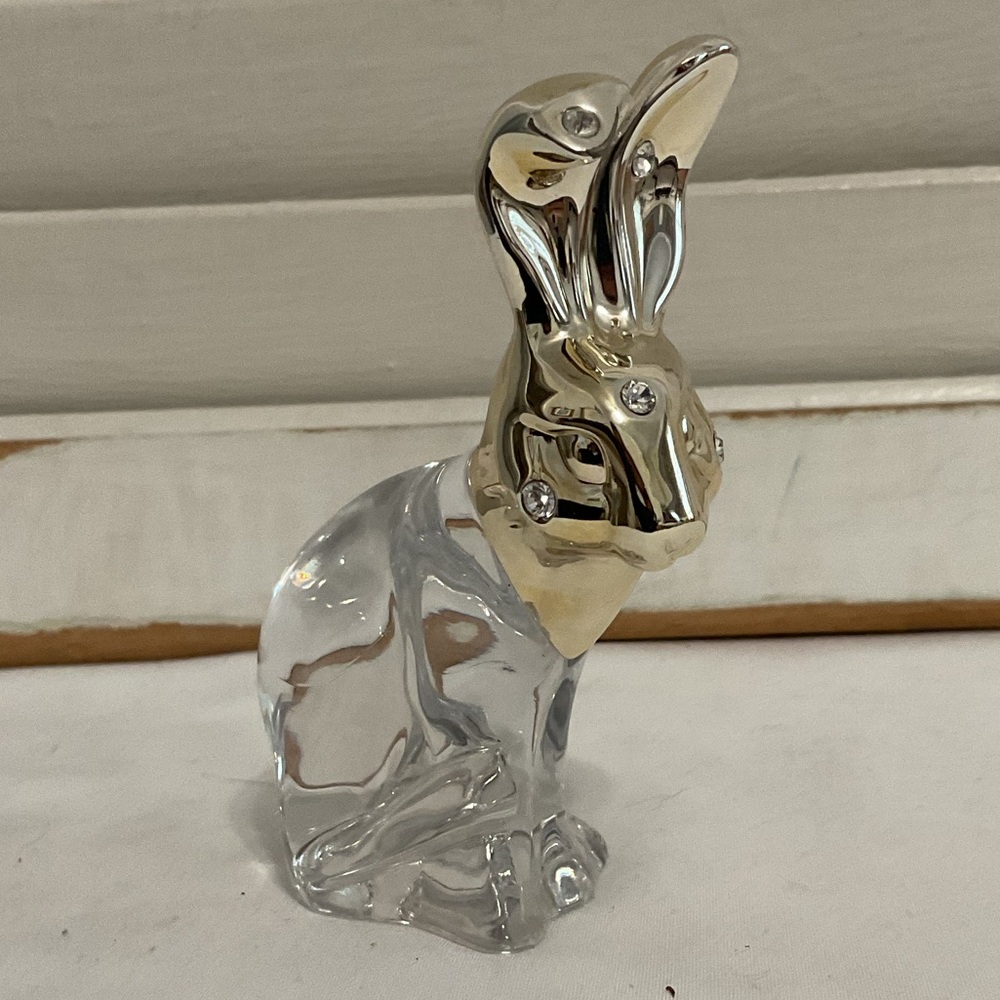 Lenox Pave Jewels Collection Lead Crystal Bunny
